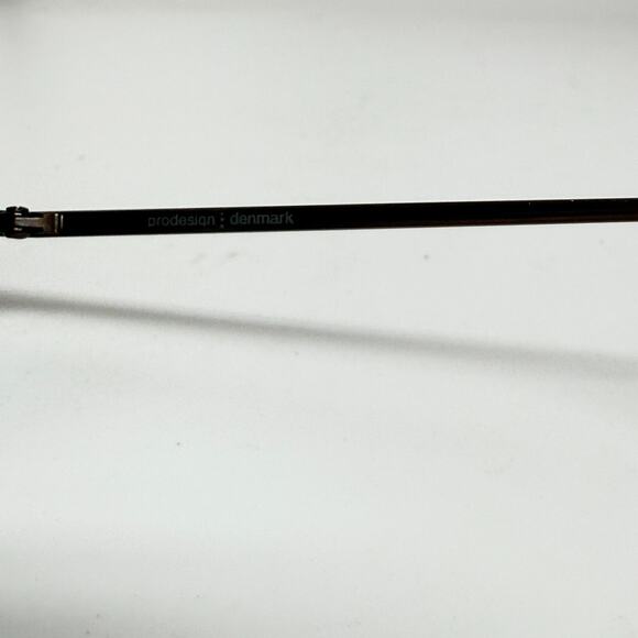 Prodesign Denmark Eyeglasses 1657 4932 Black Rectangular Frame 51[]16 H18158 - Picture 6 of 7